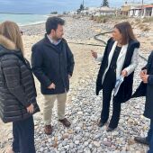 Almassora reclama al Gobierno central una actuación urgente para reparar los daños del temporal en su litoral