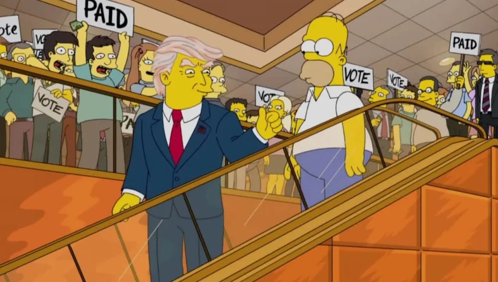 Donald Trump en Los Simpsons Donald Trump en Los Simpsons
