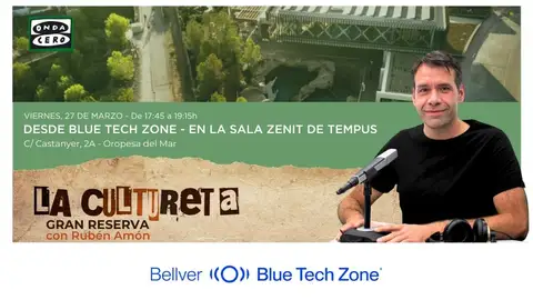 Vive ‘La Cultureta’ en directo el 27 de marzo en Bellver Blue Tech Zone, en Oropesa del Mar Vive ‘La Cultureta’ en directo el 27 de marzo en Bellver Blue Tech Zone, en Oropesa del Mar