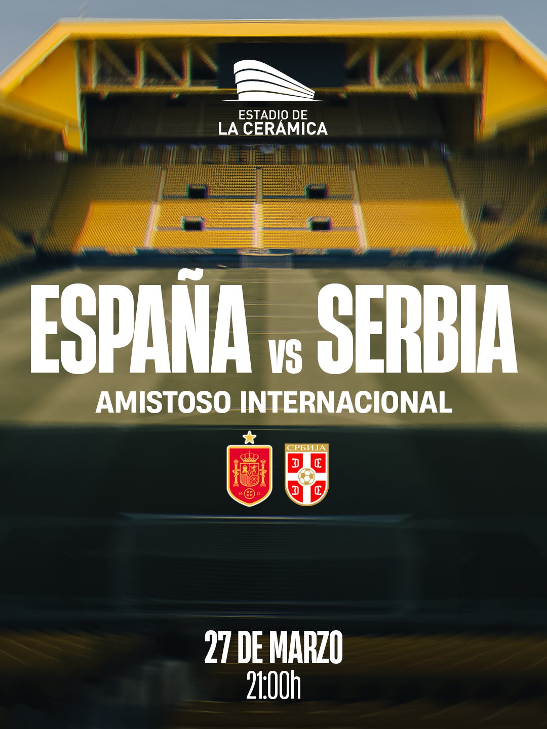 España se medirá a Serbia en Vila-real como sustitución a la Finalissima España se medirá a Serbia en Vila-real como sustitución a la Finalissima