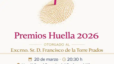 El Rotary Club Málaga distinguirá con el "Premio Huella" al alcalde de Málaga, Francisco de la Torre Prados Gala