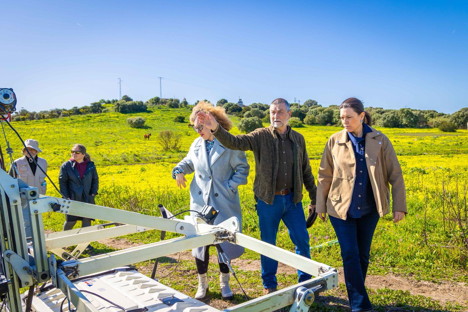 Instantáneas del trabajo de campo con las responsables municipales de San Fernando Instantáneas del trabajo de campo con las responsables municipales de San Fernando