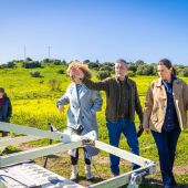Instantáneas del trabajo de campo con las responsables municipales de San Fernando
