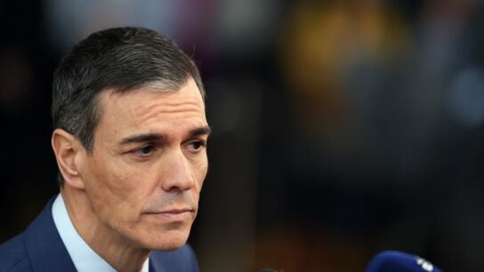 El presidente del Gobierno, Pedro S&aacute;nchez, en Bruselas/ EFE/EPA/OLIVIER MATTHYS