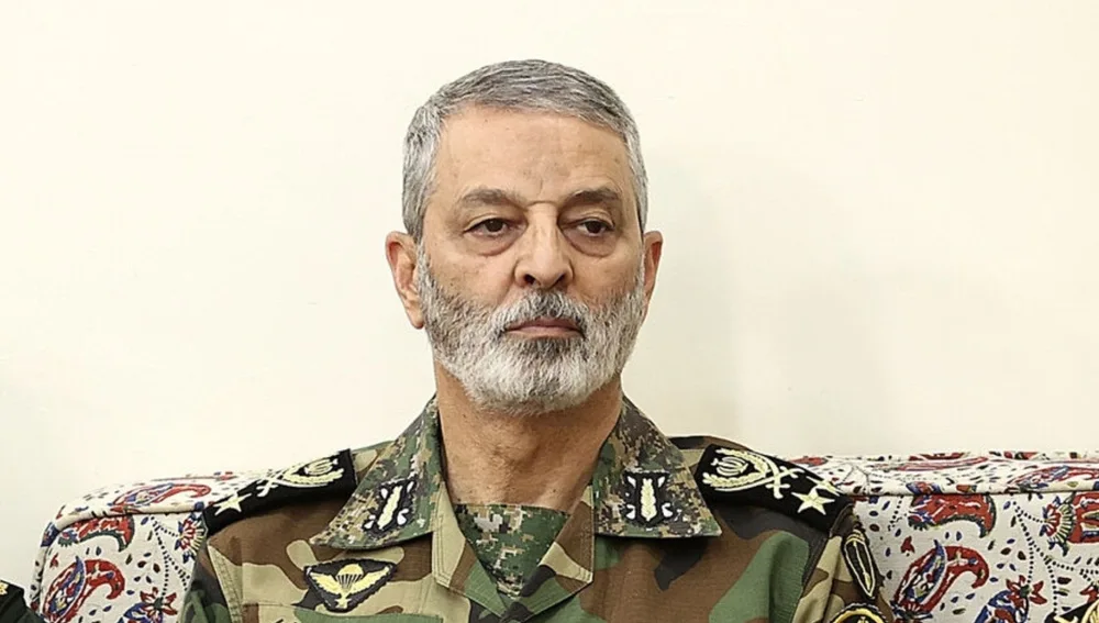 Abdolrahim Mousavi, jefe del Estado Mayor de las Fuerzas Armadas. Abdolrahim Mousavi, jefe del Estado Mayor de las Fuerzas Armadas.
