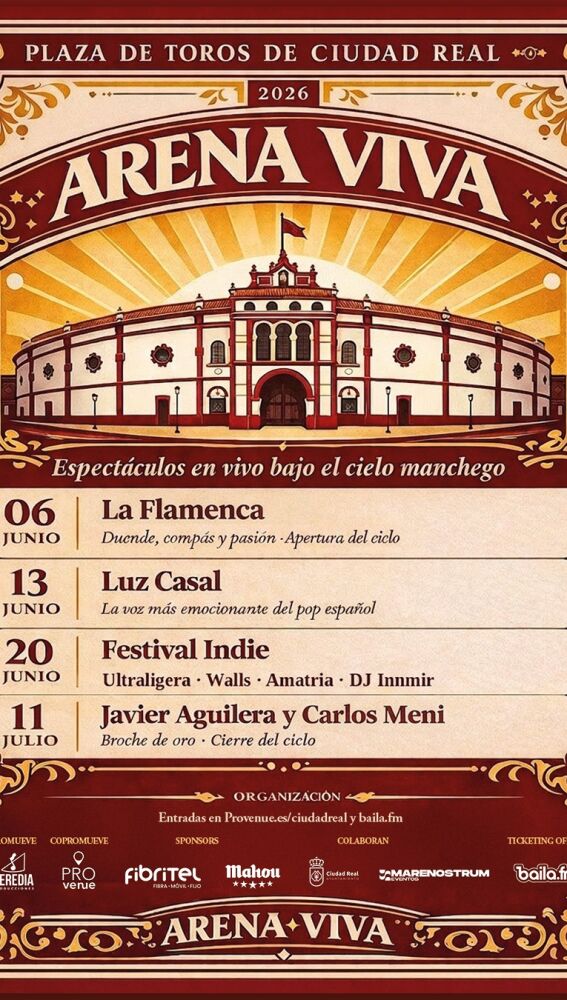 Cartel de "Arena Viva"