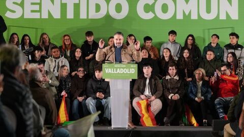 El presidente de VOX, Santiago Abascal, cierra la campa&ntilde;a de VOX a 13 de marzo de 2026