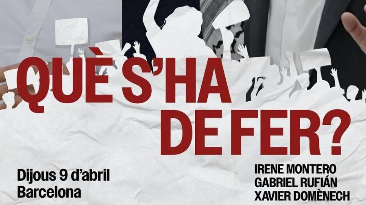 Gabriel Rufián e Irene Montero presentan su "otra izquierda" en Barcelona |  Onda Cero Radio