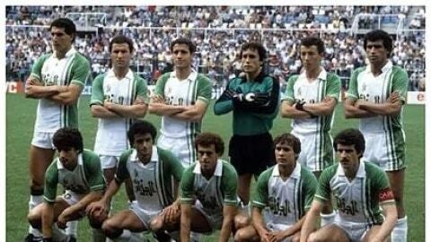Selecci&oacute;n de Argelia en 1982 que jug&oacute; en el Molin&oacute;n