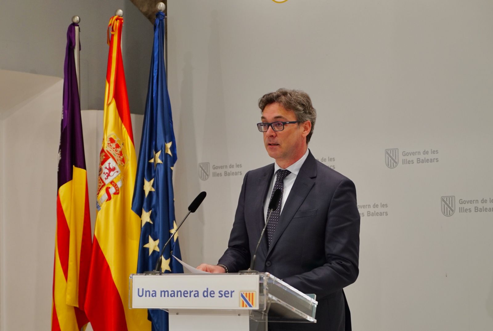 Antoni Costa, vicepresidente y portavoz del Govern balear. Antoni Costa, vicepresidente y portavoz del Govern balear.