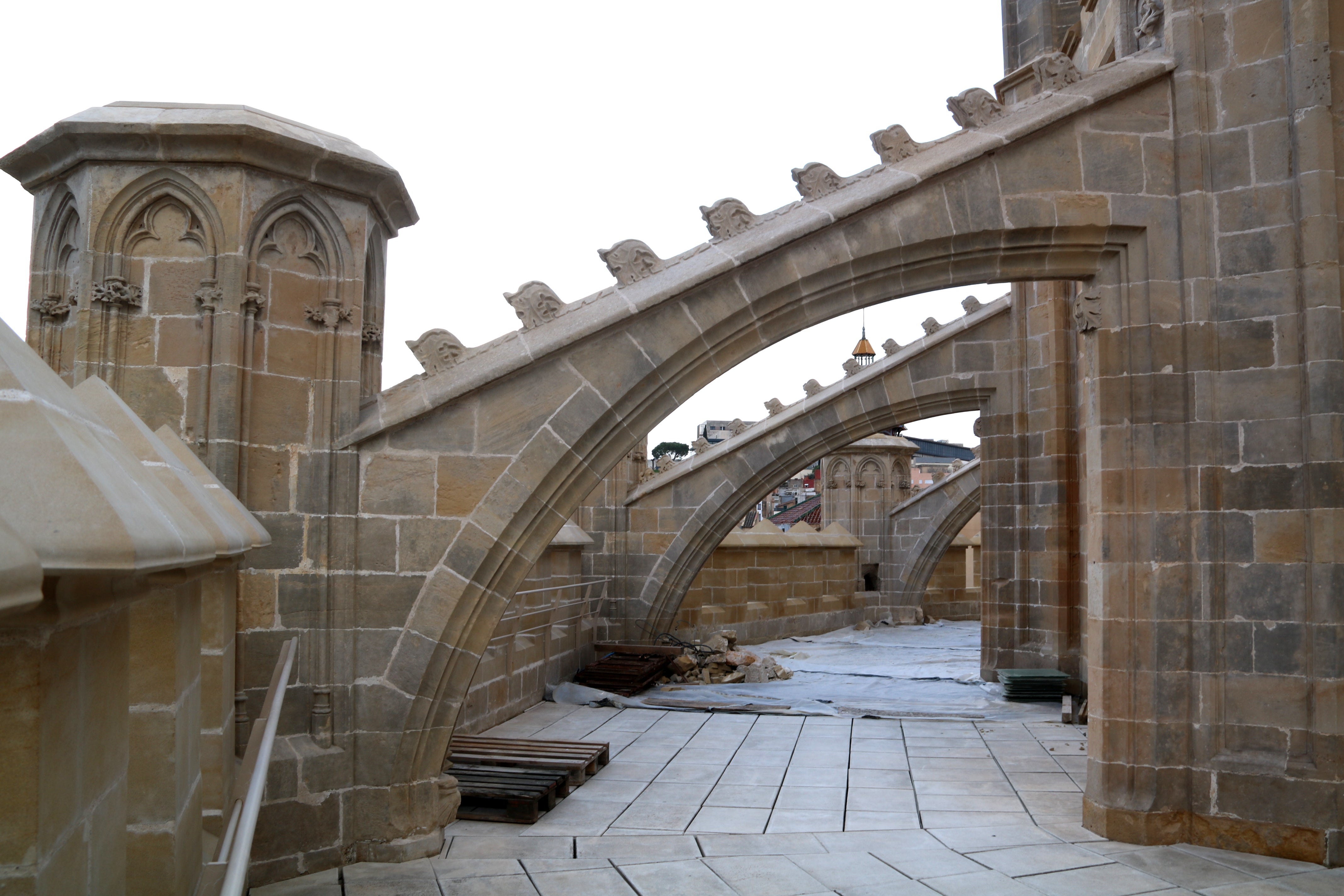 La coberta de l'absis de la catedral de Tortosa serà visitable al maig La coberta de l'absis de la catedral de Tortosa serà visitable al maig