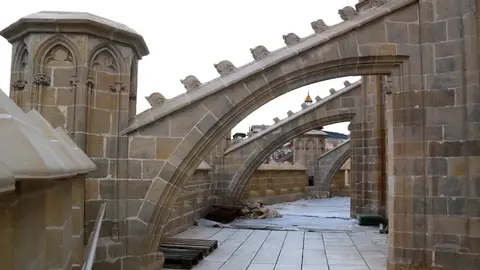 Coberta de l'absis de la catedral de Tortosa Coberta de l'absis de la catedral de Tortosa
