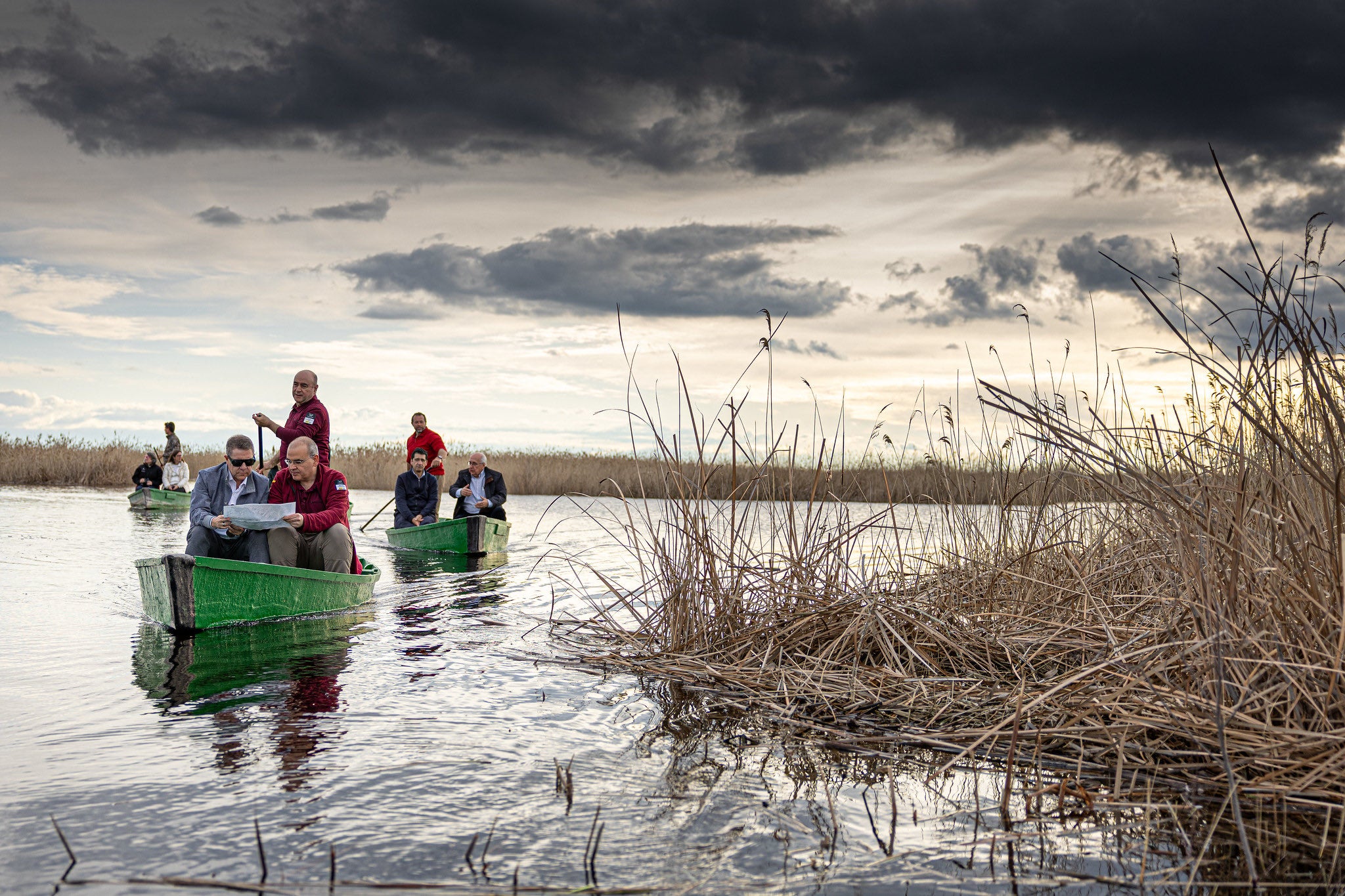 Page califica de «histórica» la máxima inundación de las Tablas de Daimiel, con 1.500 hectáreas Page califica de «histórica» la máxima inundación de las Tablas de Daimiel, con 1.500 hectáreas