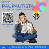 Pau Brunet “PauPautista” protagoniza una charla sobre autismo en Vila-real el próximo sábado el 28 de marzo. Pau Brunet “PauPautista” protagoniza una charla sobre autismo en Vila-real el próximo sábado el 28 de marzo.