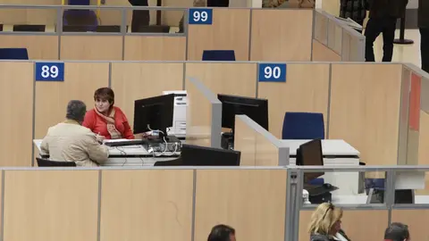 Imagen de archivo de una oficina de Hacienda. Imagen de archivo de una oficina de Hacienda.