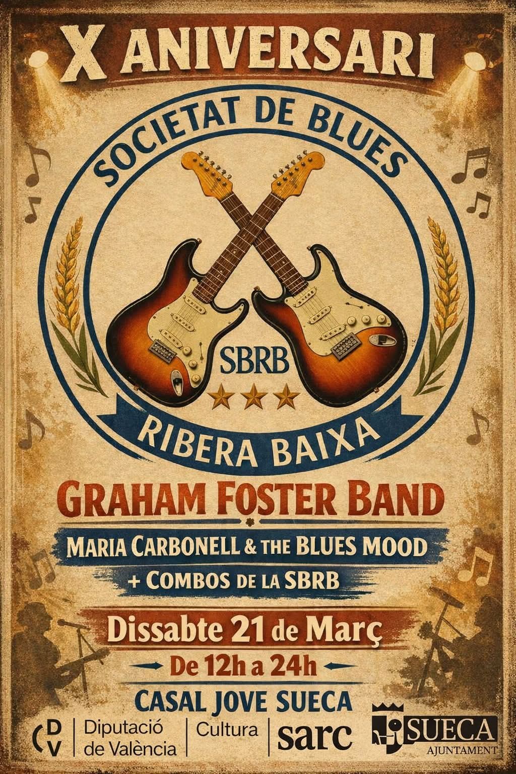 De cumpleaños con la Societat de Blues de la Ribera Baixa De cumpleaños con la Societat de Blues de la Ribera Baixa