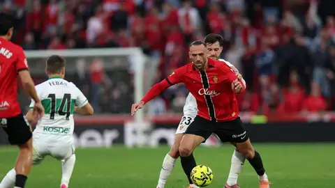 Mallorca-Elche de la primera vuelta en Son Moix. Mallorca-Elche de la primera vuelta en Son Moix.