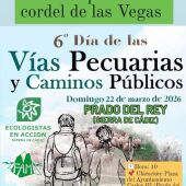 Cartel de la ruta propuesta por Ecologistas en la Sierra de Cádiz