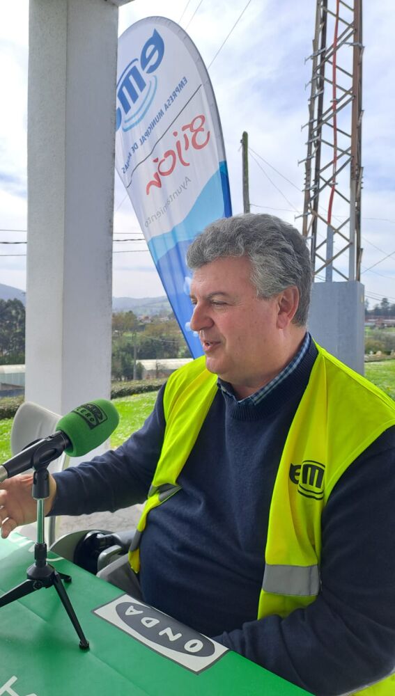 Vidal Gago, gerente de la empresa municipal de aguas de Gijón