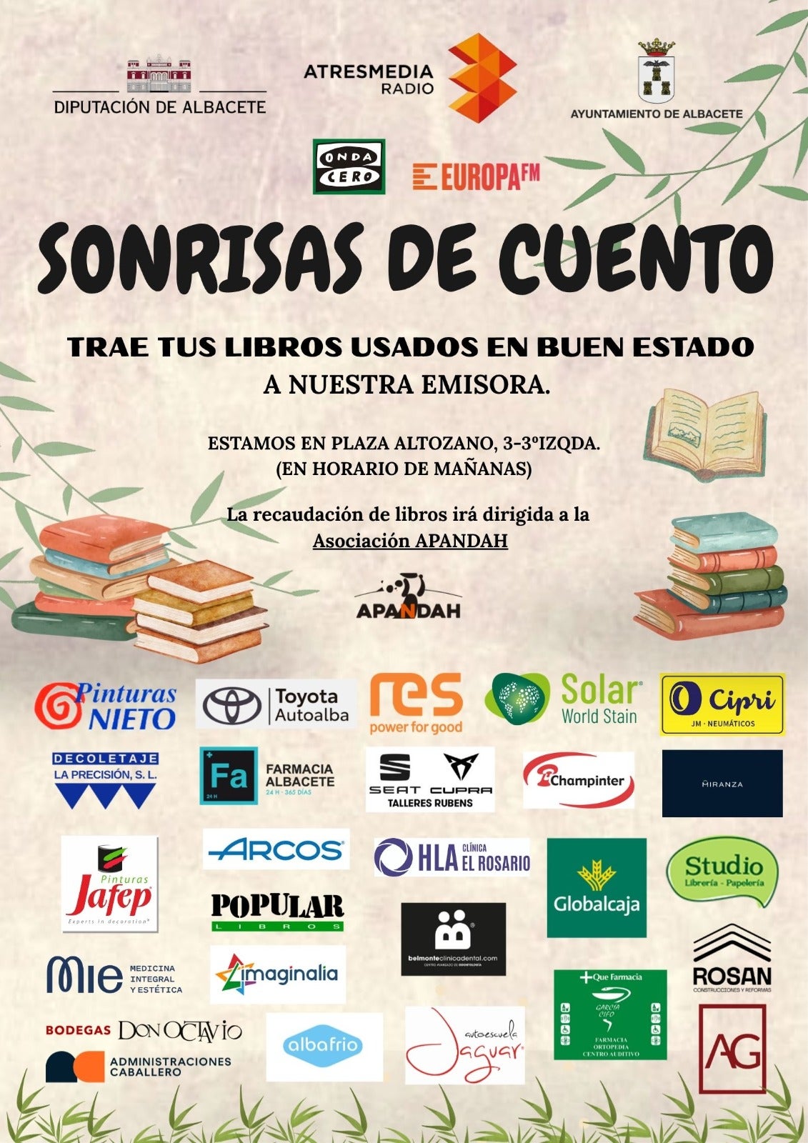 'Sonrisas de cuento' alcanza su décima edición de la mano de Onda Cero Albacete 'Sonrisas de cuento' alcanza su décima edición de la mano de Onda Cero Albacete