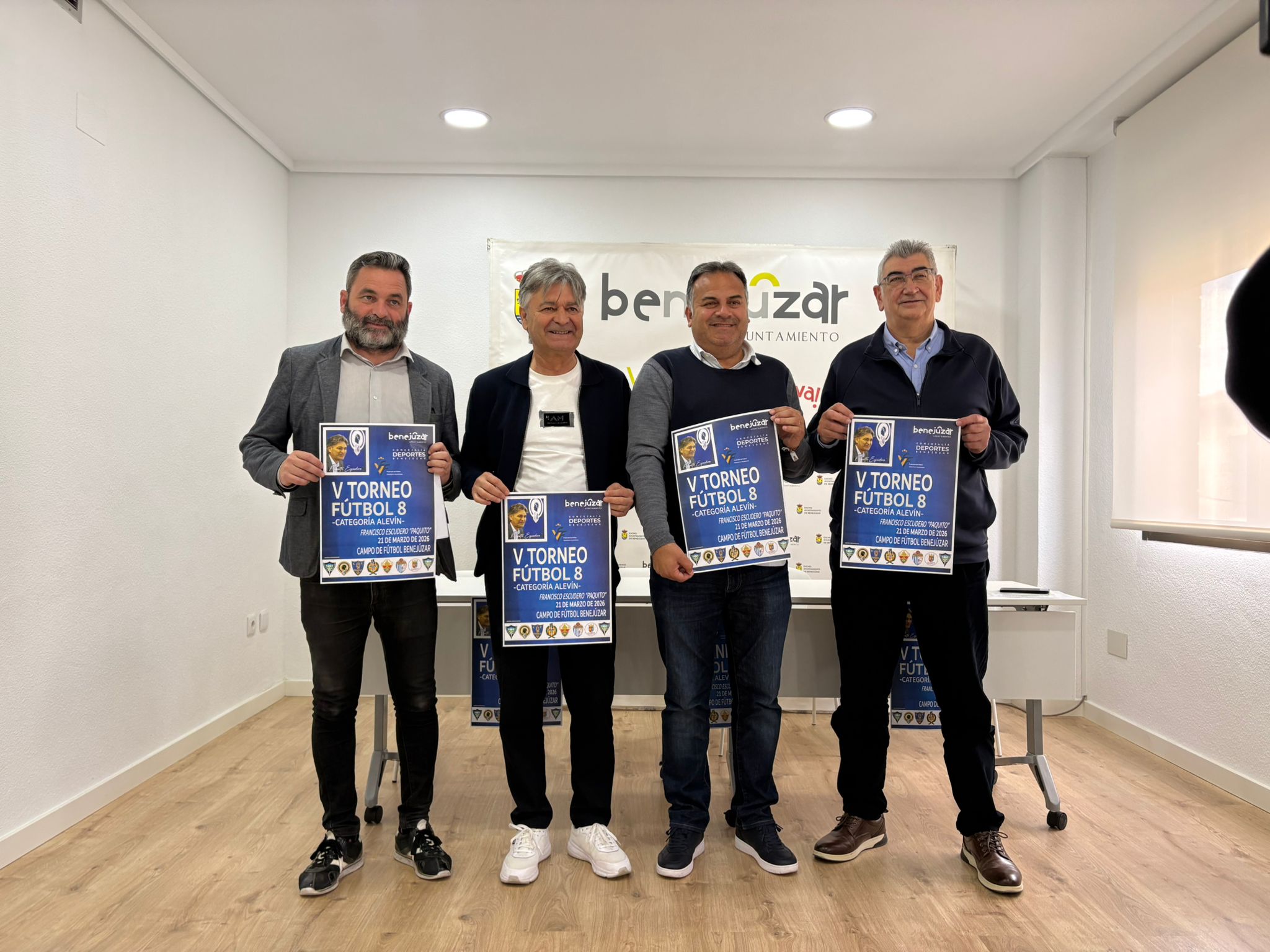 Benejúzar acoge el V Torneo de Fútbol 8 en homenaje a “Paquito” este sábado 21 de marzo Benejúzar acoge el V Torneo de Fútbol 8 en homenaje a “Paquito” este sábado 21 de marzo