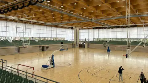 El nuevo pabellón ‘Sara Marín y María Díez’ de Elche. El nuevo pabellón ‘Sara Marín y María Díez’ de Elche.