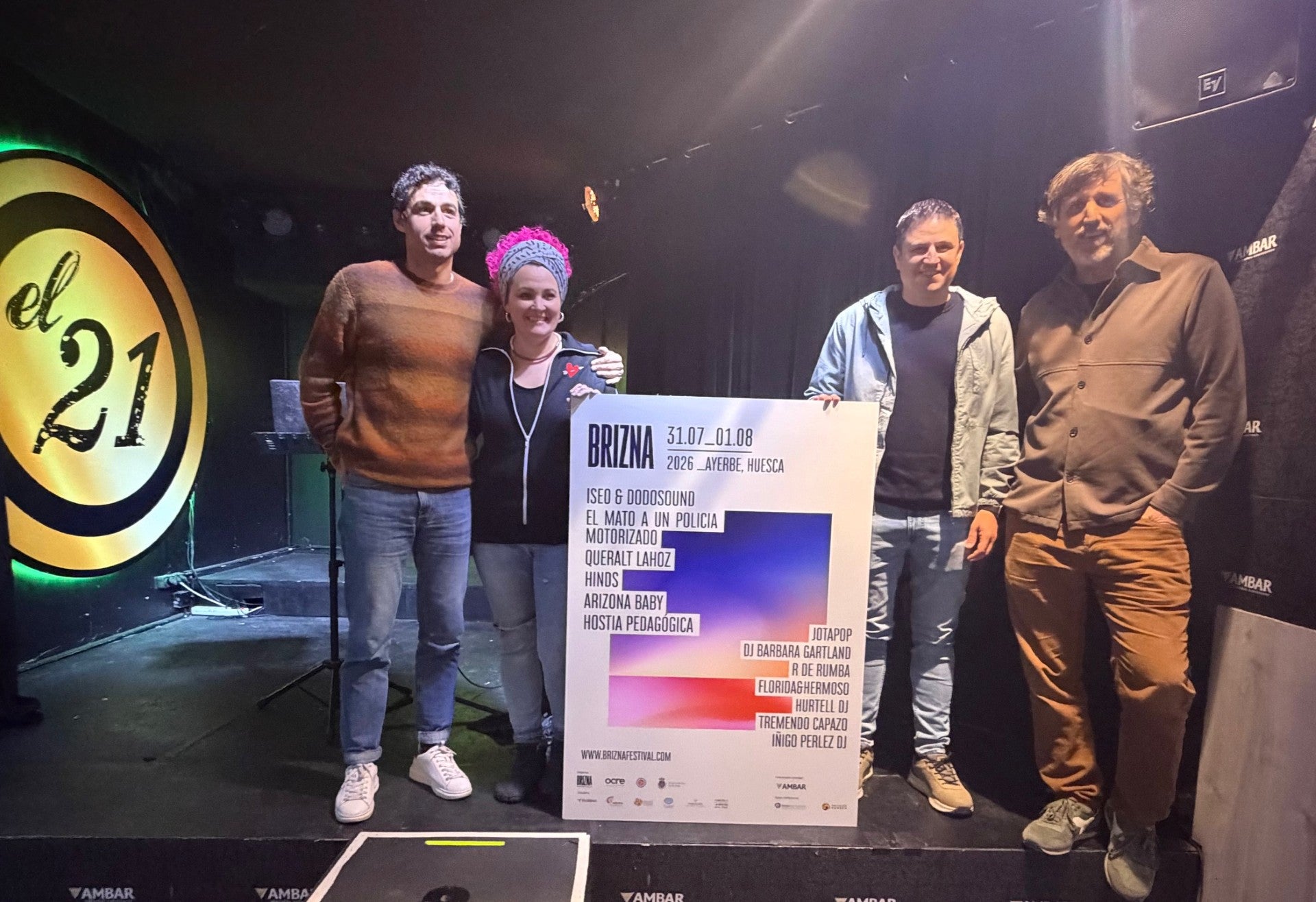 El Brizna llevará a Ayerbe a Iseo & Dodosound y Él Mató a un Policía Motorizado El Brizna llevará a Ayerbe a Iseo & Dodosound y Él Mató a un Policía Motorizado