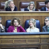 Imagen de archivo de Pedro Sánchez, María Jesús Montero, Yolanda Díaz y Félix Bolaños en el Congreso de los Diputados Imagen de archivo de Pedro Sánchez, María Jesús Montero, Yolanda Díaz y Félix Bolaños en el Congreso de los Diputados