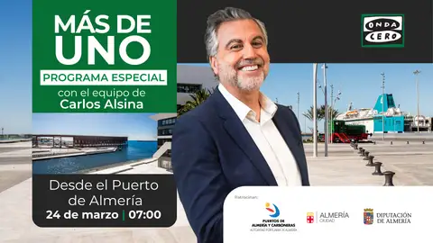Especial 'Más de uno' en directo desde el Puerto de Almería Especial 'Más de uno' en directo desde el Puerto de Almería