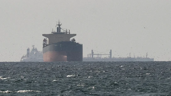 Un barco cerca del estrecho de Ormuz Un barco cerca del estrecho de Ormuz
