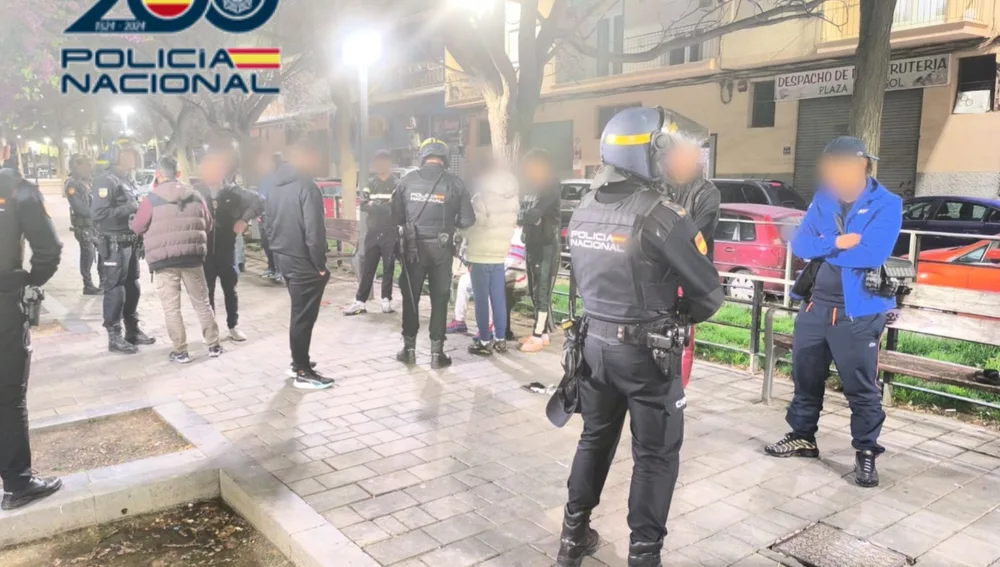 Dispositivo policial en la zona norte de Alicante Dispositivo policial en la zona norte de Alicante