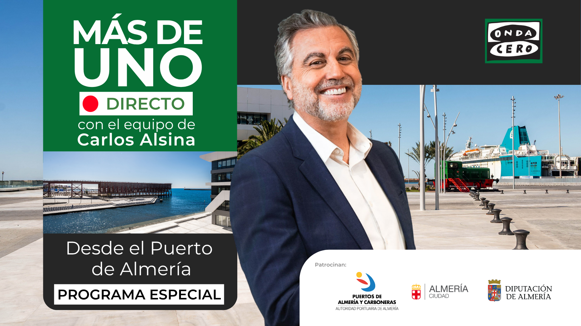Especial 'Más de uno' en directo desde el Puerto de Almería Especial 'Más de uno' en directo desde el Puerto de Almería