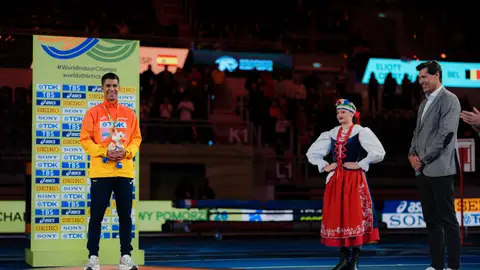 Mohamed Attaoui, bronce en el Mundial de pista cubierta de Polonia Mohamed Attaoui, bronce en el Mundial de pista cubierta de Polonia