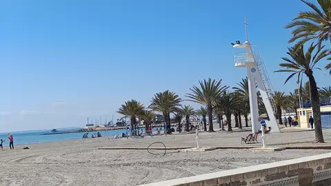 Playa de Levante de Santa Pola. Playa de Levante de Santa Pola.