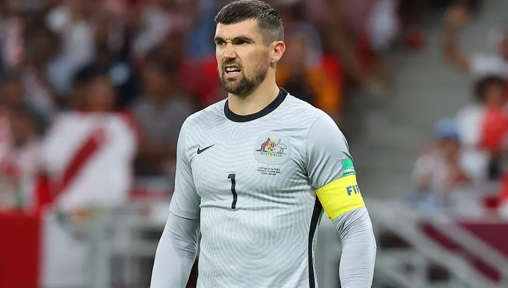 Australia's goalkeeper Mathew Ryan Australia's goalkeeper Mathew Ryan