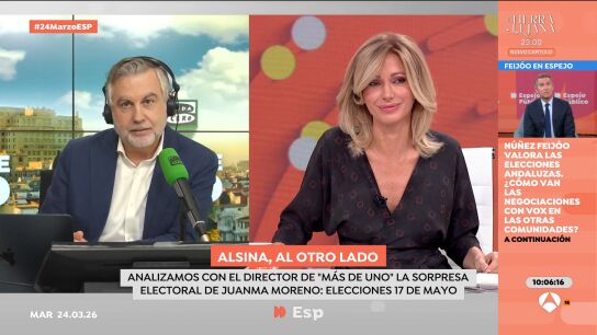 Alsina sobre un posible apoyo del PP a las medidas anticrisis del PSOE: "Juanma Moreno abri&oacute; la puerta a una posible abstenci&oacute;n"