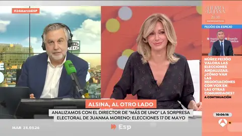 Alsina sobre un posible apoyo del PP a las medidas anticrisis del PSOE: "Juanma Moreno abrió la puerta a una posible abstención" Alsina sobre un posible apoyo del PP a las medidas anticrisis del PSOE: "Juanma Moreno abrió la puerta a una posible abstención"