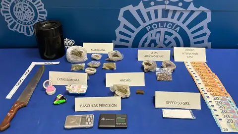 Desmantelan un supermercado de droga en el barrio de la Encarnación en Huesca Desmantelan un supermercado de droga en el barrio de la Encarnación en Huesca