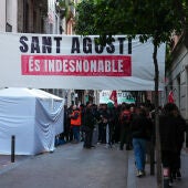 Ajornat fins al 15 d’abril el desnonament del bloc de Sant Agustí, al barri de Gràcia