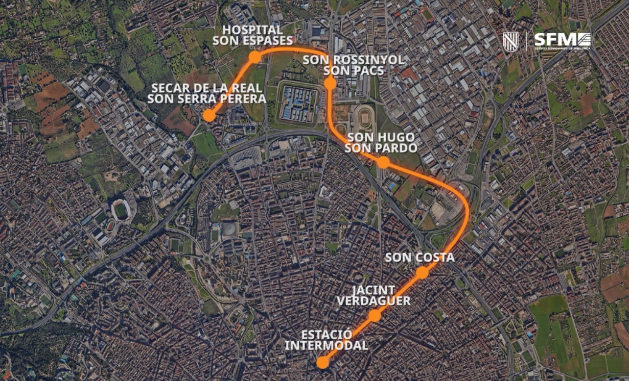 La nueva línea de metro unirá Palma y Son Espases en 10 minutos y estará lista en 2033 La nueva línea de metro unirá Palma y Son Espases en 10 minutos y estará lista en 2033