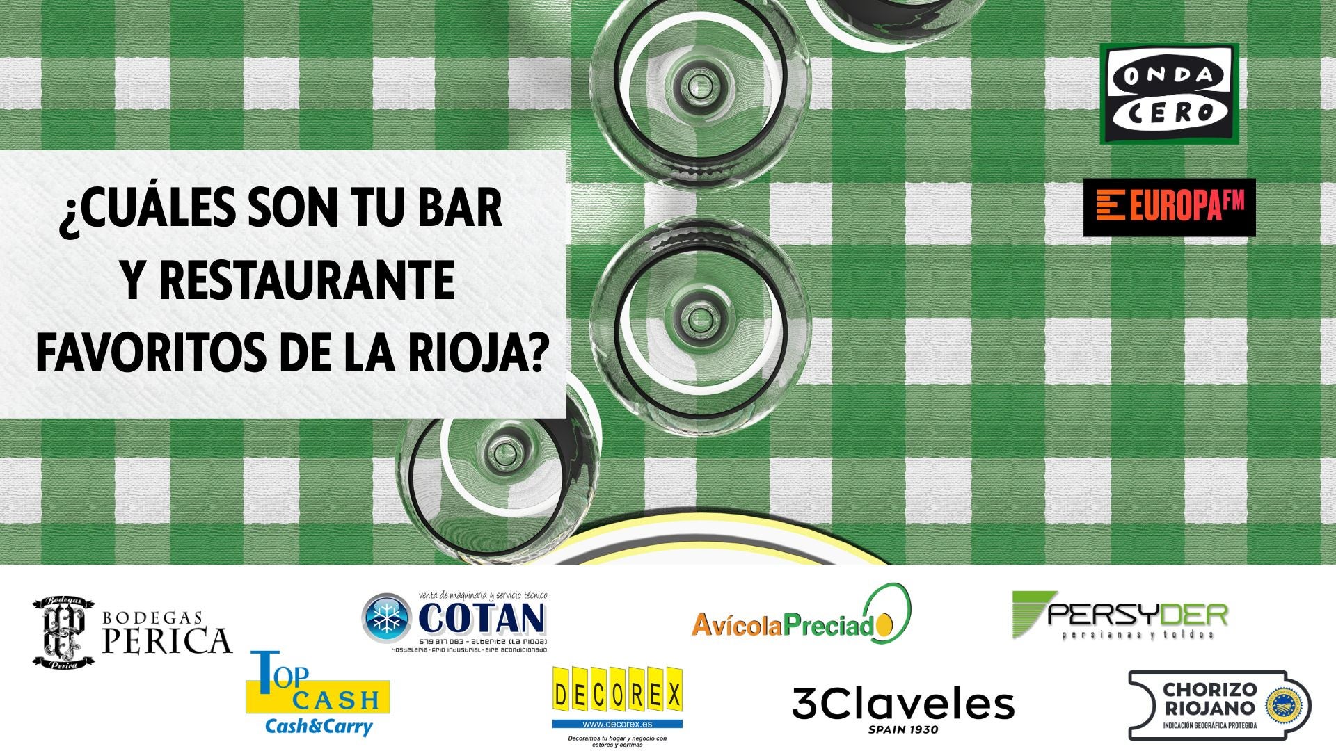 ¿Cuáles son tu bar y tu restaurante favoritos de La Rioja? ¿Cuáles son tu bar y tu restaurante favoritos de La Rioja?