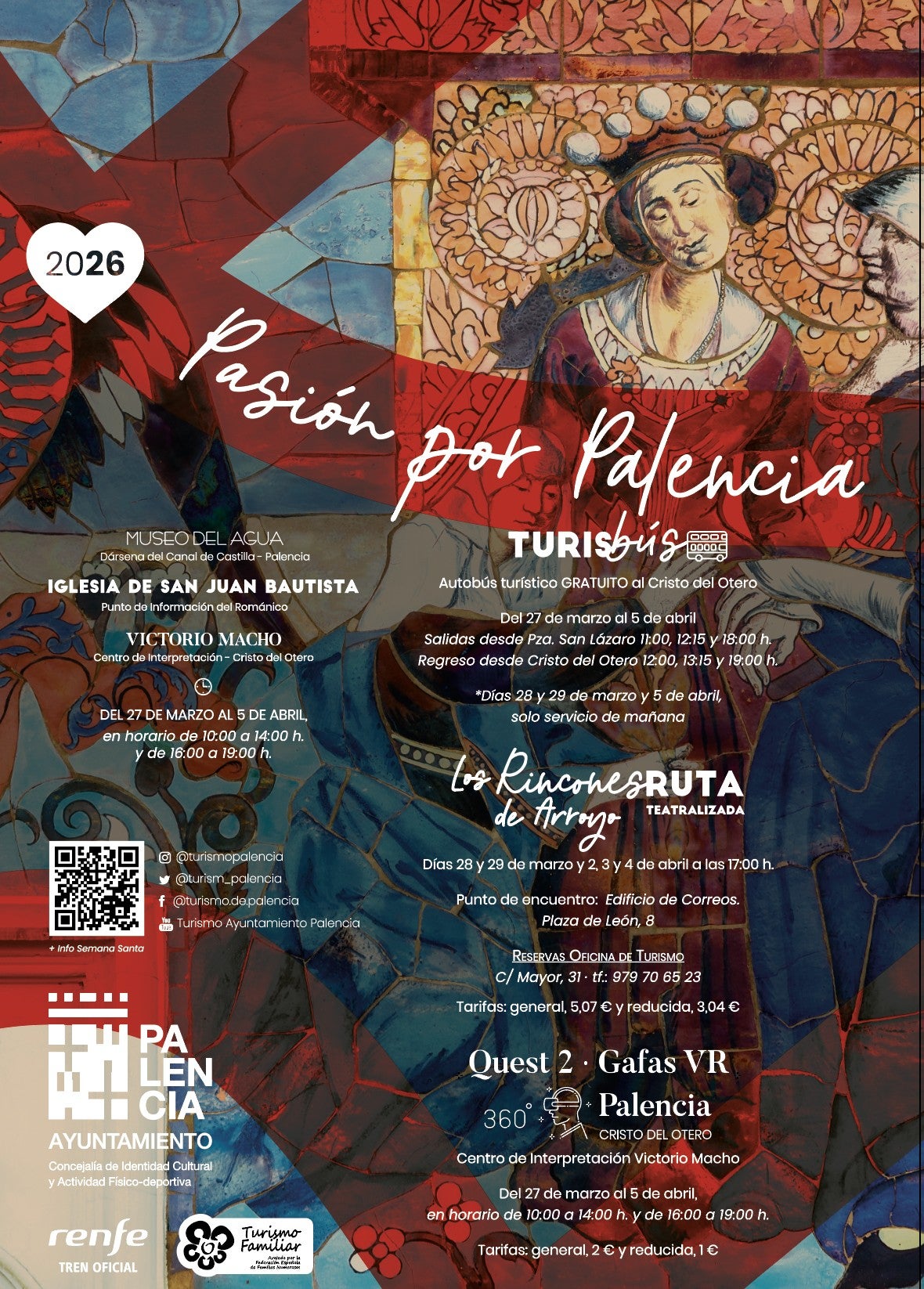 ‘Pasión por Palencia’ invita a disfrutar esta Semana Santa de la ciudad a través de sus recursos turísticos, el turisbús y la ruta teatralizada ‘Los Rincones de Arroyo" ‘Pasión por Palencia’ invita a disfrutar esta Semana Santa de la ciudad a través de sus recursos turísticos, el turisbús y la ruta teatralizada ‘Los Rincones de Arroyo"
