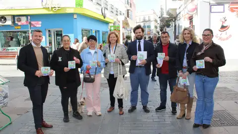 Presentación de la campaña en el centro de Chiclana Presentación de la campaña en el centro de Chiclana