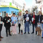 Presentación de la campaña en el centro de Chiclana Presentación de la campaña en el centro de Chiclana