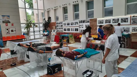Una donación de sangre en eo hospital general de Alicante Una donación de sangre en eo hospital general de Alicante