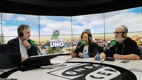 Carmen Machi y Javier Cámara en Más de uno Carmen Machi y Javier Cámara en Más de uno