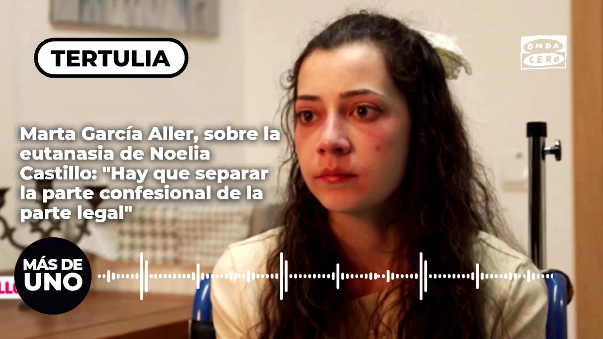 Marta García Aller, sobre la eutanasia de Noelia Castillo: "Hay que separar la parte confesional de la parte legal" Marta García Aller, sobre la eutanasia de Noelia Castillo: "Hay que separar la parte confesional de la parte legal"