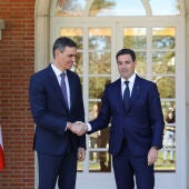 Pedro Sánchez e Imanol Pradales