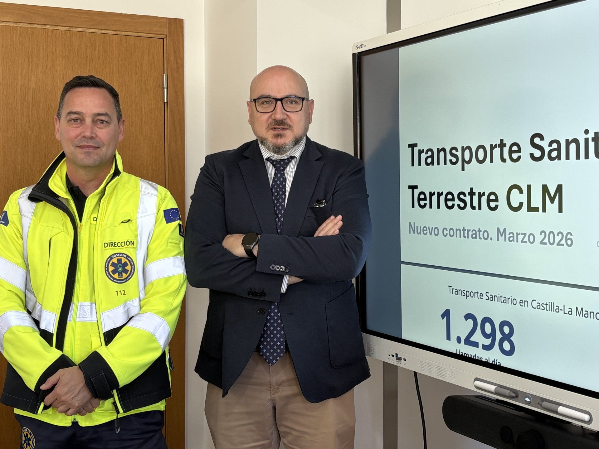 El nuevo contrato de transporte sanitario supondrá para Ciudad Real una inversión de 134 millones y 31 profesionales más El nuevo contrato de transporte sanitario supondrá para Ciudad Real una inversión de 134 millones y 31 profesionales más