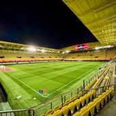 La RFEF prepara el estadio de la Cerámica para el partido España-Serbio. La RFEF prepara el estadio de la Cerámica para el partido España-Serbio.